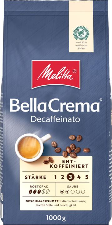 Melitta Café en grains Bella Crema Decaffeinato (1010 g)