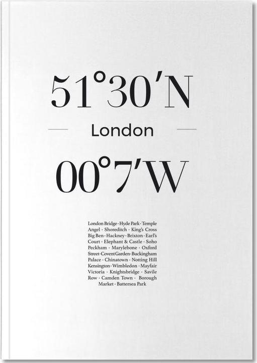 Image du produit Juniqe London - Noir & blanc (A4, À rayures)