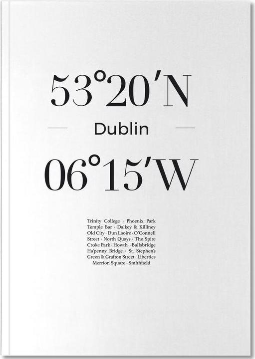 Image du produit Juniqe Dublin - Dublin (A4, Pointillés, Couverture rigide)
