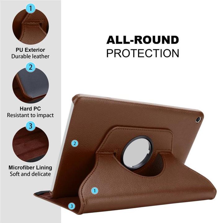 Actual product image Cadorabo Tablet Book Cover (Huawei MediaPad T1 8.0)
