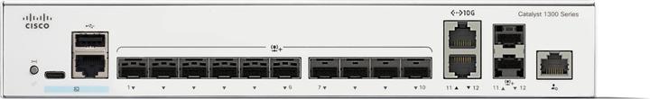Produktbild Cisco CATALYST 1300 12-PORT SFP 2X10GE SHARED (12 Ports)