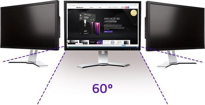 Actual product image Qoltec 51056 View protection filter (22 inch) (22", 16 : 10)
