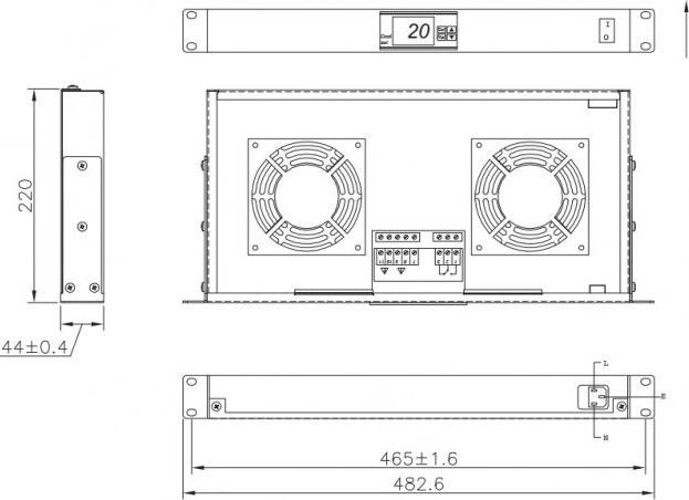 Image du produit LogiLink Plateau de ventilateur