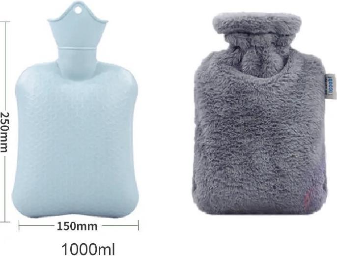 Produktbild ASMI Flauschige Wärmflasche, Bettflasche (1 l)