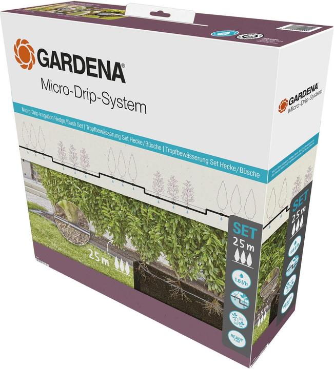 Micro-Drip-System Set Hedge/Shrubs 25m (Drip irrigation set)