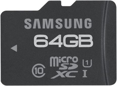 Actual product image Samsung microSDXC Card Pro, UHS-I (64 GB, microSDXC)