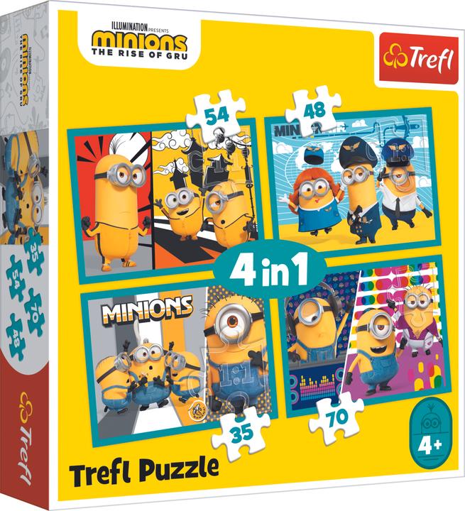 Immagine prodotto Trefl JUR 4in1 Puzzle 35/48/54/70 pezzi (70 pezzi)
