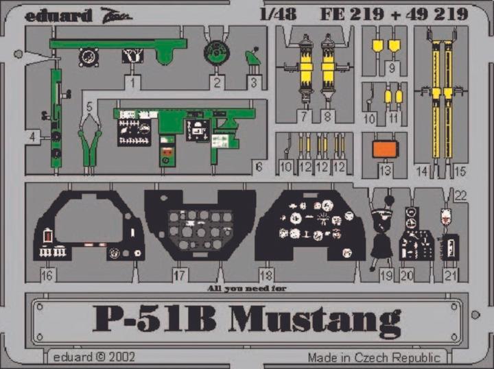 Produktbild Eduard P-51B Mustang