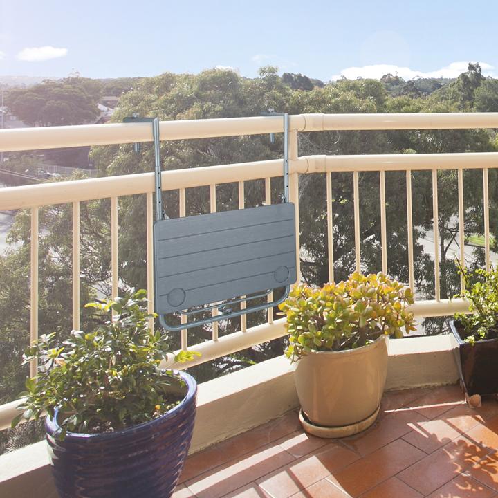 Actual product image Relaxdays Balcony hanging table (59.50 cm)
