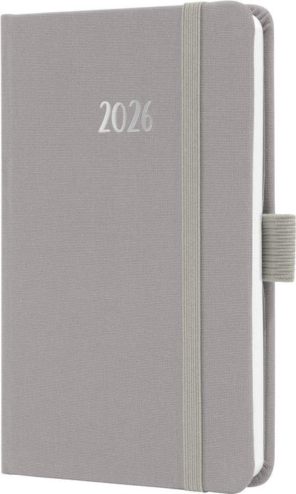 Produktbild Jolie Agenda Feel 2026 J6402 1W/2S pearl grey ML A6 (9.5 x 15 cm, Deutsch)