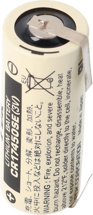 Image du produit FDK Batterie CR17450SE Size A, mit Lötfahne U-Form (1 pcs, A, 2500 mAh)