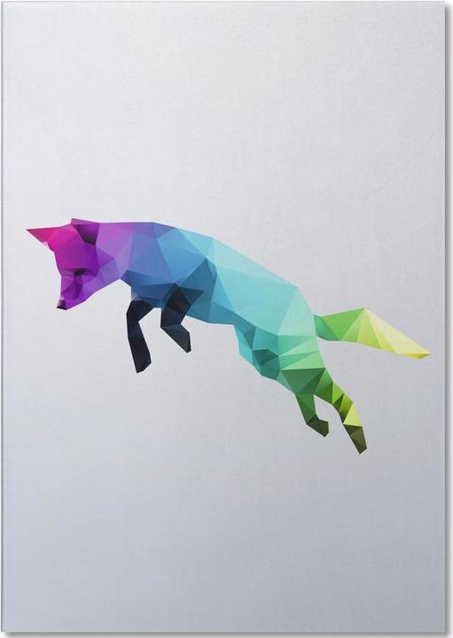 Actual product image Juniqe Geometric Jumping Fox (A5, Lined)
