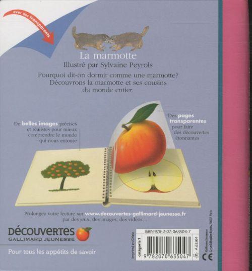Produktbild La marmotte (Französisch, Peyrols Sylvaine, 2010)