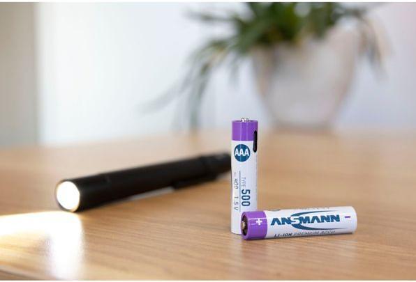 Actual product image Ansmann LR03 USB-C Micro (AAA) rechargeable battery Li-Ion 500 mAh 1.5 V 4 pcs. (4 pcs., AAA, 400 mAh)