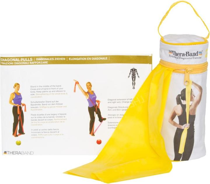 Produktbild TheraBand Übungsband (2.50 m, Leicht)