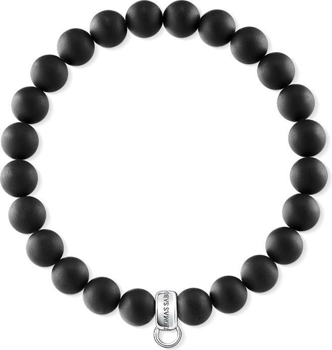 Image du produit Thomas Sabo Bracelet à breloques noir (15.50 cm, Argent)