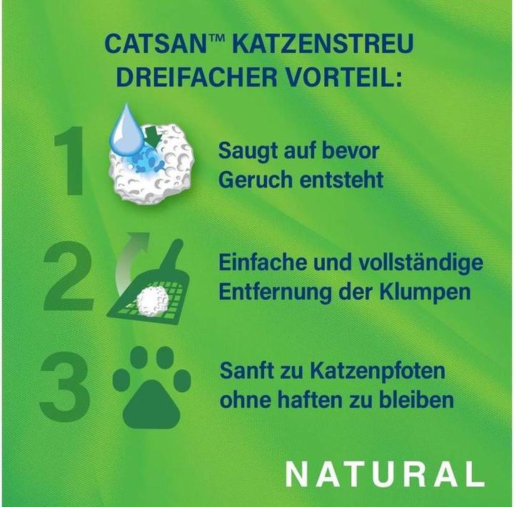 Productafbeelding Catsan Natuurlijk (Bindmiddel, Biologisch afbreekbaar, Neutraliserend, 4.68 kg)