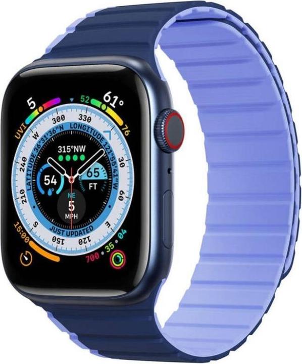Produktbild Dux Ducis Magnetic Apple Watch Ultra, SE, 8, 7, 6, 5, 4, 3, 2, 1 (49, 45, 44, 42 mm) Strap (LD Versi (42 mm, 44 mm, 45 mm, 49 mm, Silikon, Metall)