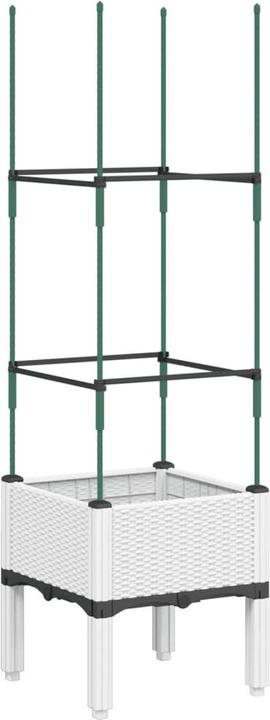 Produktbild VidaXL Pflanzkübel mit Rankgitter PP