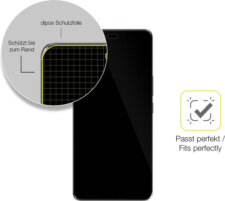 Image du produit Dipos Film de Protection d’écran Full-Cover 3D (1 pièce(s), Honor Magic7 Lite)