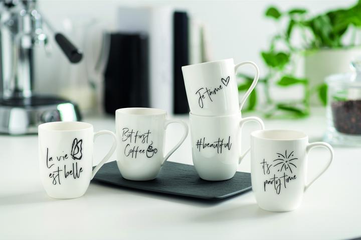 Produktbild Villeroy & Boch Becher mit Henkel Drink. Refill. Repeat. Statement (280 ml, 1 x)