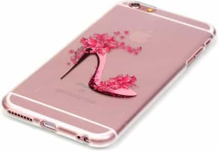 Image du produit Ueli Express iPhone 6s / 6 Super Slim Caoutchouc Coque TPU Talons Hauts Fleurs (Apple iPhone 6s, Apple iPhone 6)