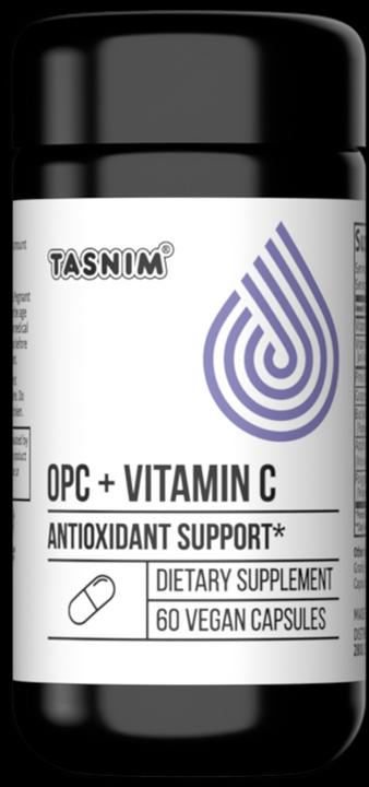 Produktbild Tasnim OPC ESL – Zellgesundheit + Vitamin C – 60 Kapseln (60 Stück, Kapseln, 25 g)