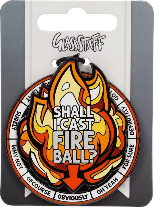 Image du produit Glass Staff Anstecker Casting Fireball Spinner Schwarz/Rot