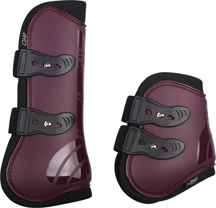 Actual product image Qhp Front horse gaiter and open fetlock guard set