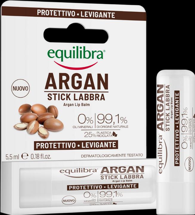 Actual product image Equilibra EQUILIBRA Argan Protective Lip Balm ochronno-wygładzający balsam do ust w sztyfcie Argan 5,5ml (5.50 ml)