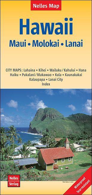 Image du produit Carte de Hawaii : Maui, Molokai, Lanai 150000