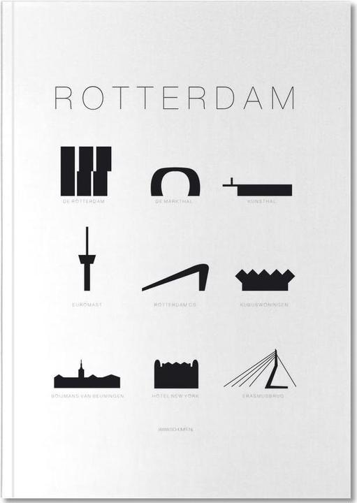 Actual product image Juniqe Rotterdam - Sights & Landmarks (A4, Dotted)