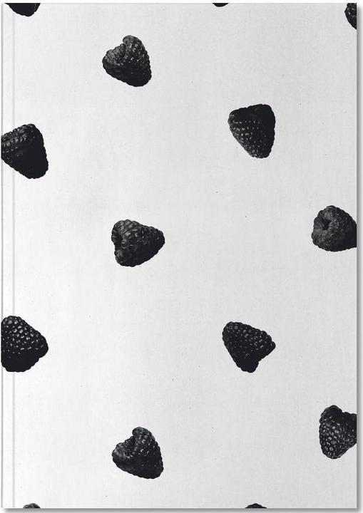 Actual product image Juniqe Raspberries - Berries (A4, Dotted, Hardcover)