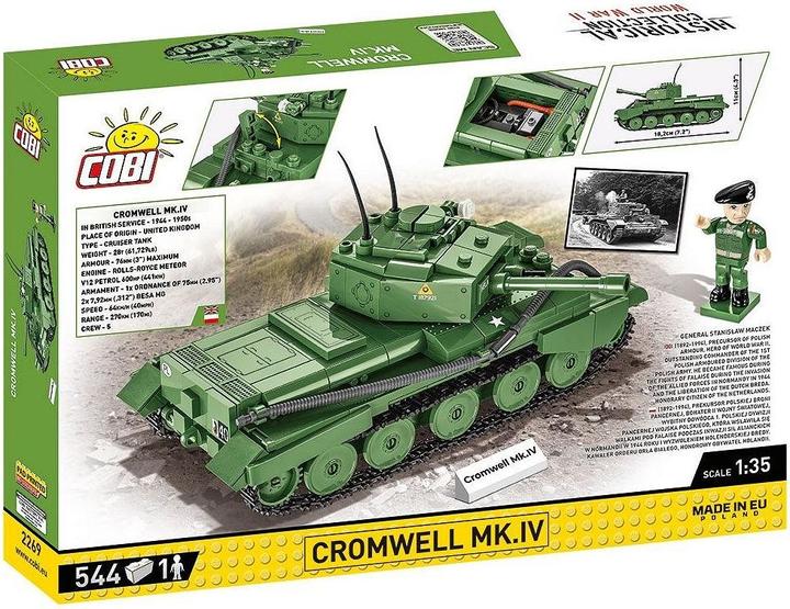 Image du produit Cobi Cromwell Mk.IV, modèle réduit, 544 pièces, dès 8 ans