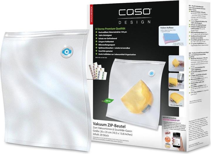 Image du produit Caso Sacs à glissière (20 x)