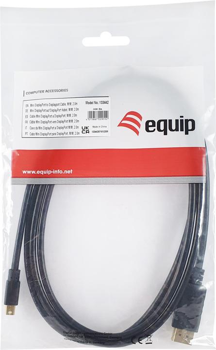 Actual product image equip Mini DisplayPort - DisplayPort (2 m, DisplayPort)
