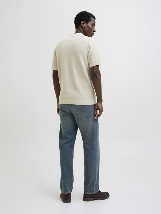 Actual product image Jack & Jones Jprcceaston Knit Split Neck Ss Sn (L)