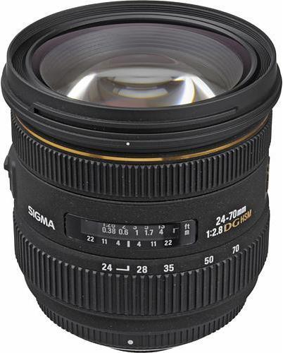 Produktbild Sigma 24-70mm F2,8 IF EX DG HSM Nikon (Nikon F, Vollformat)
