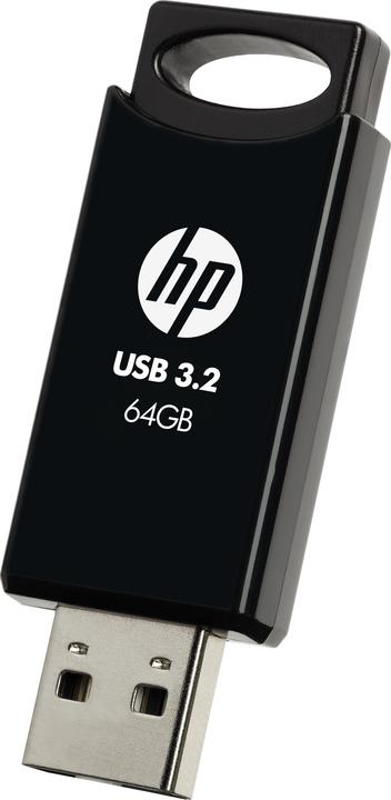 Actual product image HP 64GB 712w Black USB 3.2 Flash Drive (64 GB, USB-A)