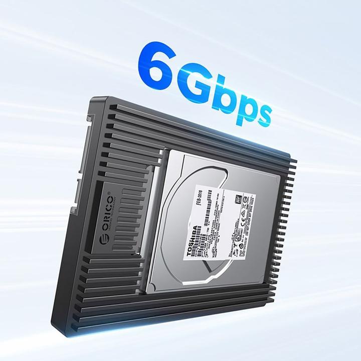 Productafbeelding Orico Other Computer Accessory D2SS-6G Drive Adapter 2.5" to 3.5" Converter - Black