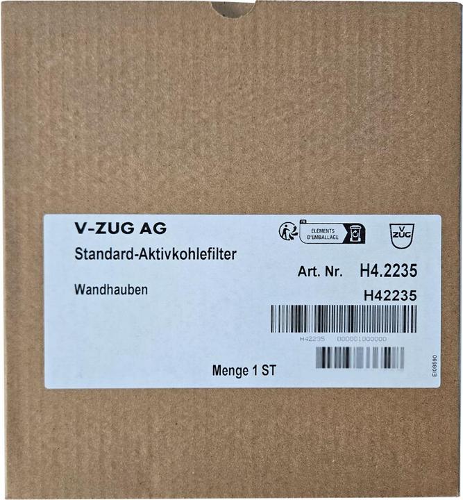 Produktbild V-Zug H42235 Aktivkohlefilter