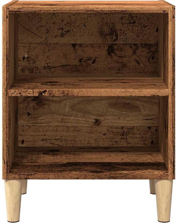 Image du produit VidaXL Nachttische 2 Stk. Altholz-Optik 40x30x50 cm Holzwerkstoff Nachtschrank (40 x 30 x 50 cm)