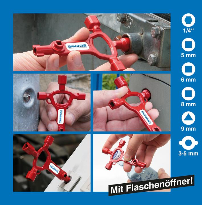 Produktbild Benning Schaltschrankschlüssel 10211924 (Messleitung)