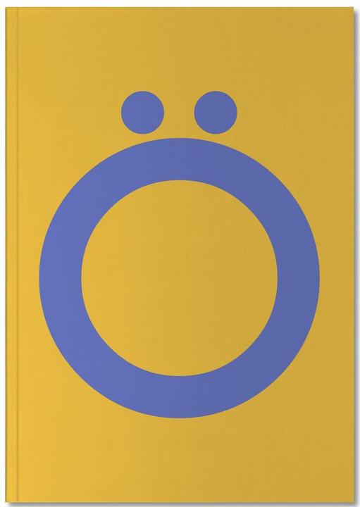Image du produit Juniqe Yellow Letter Ö - Alphabet et lettres (A4, Pointillés, Couverture rigide)