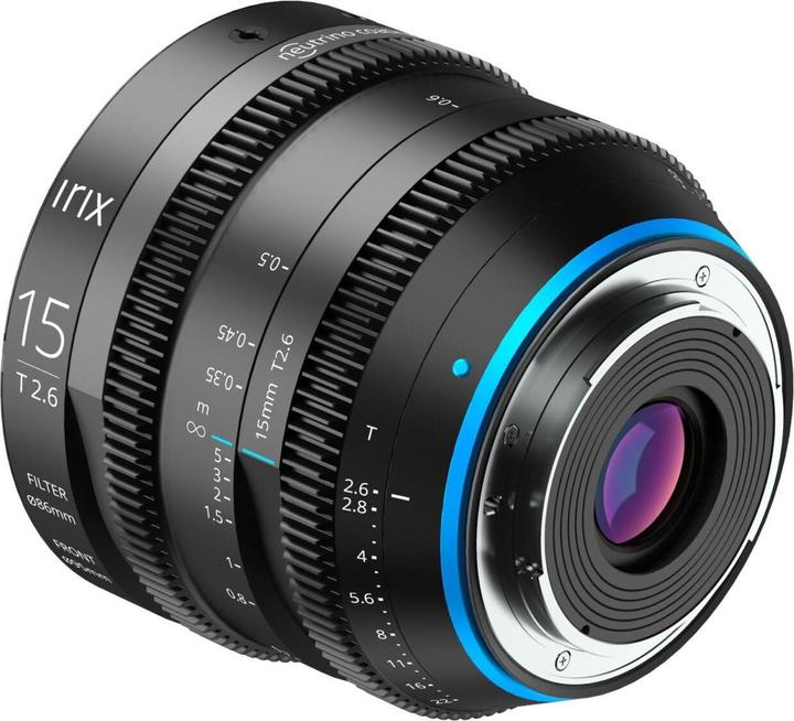 Actual product image Irix 15 mm T2.6 Cine (metric), Sony E (Sony E, APS-C / DX, Micro Four Thirds, full size)