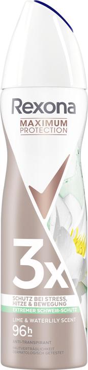 Produktbild Rexona Deo Spray Maximum Protection Lime and Waterlily 150 ml (Spray, 150 ml)