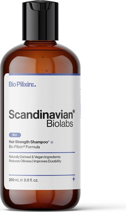 Actual product image Scandinavian Biolabs Bio-Pilixin® Shampoo+ | For Men (250 ml, Liquid shampoo)