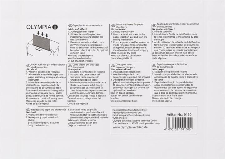 Olympia Carta oleata