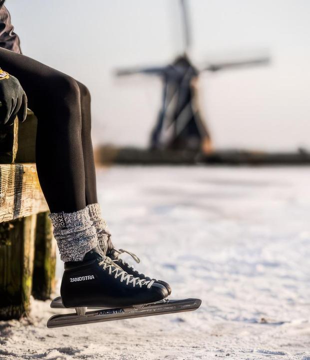 Immagine prodotto Soxs Graue Wolle Damen- & Herrensocken Jet Black, Kniesocke (Confezione singola, 37, 40 - 41, 38 - 39)