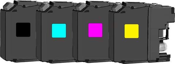 Produktbild Kores Multi-Pack Tinte für brother DCP-J132W/DCP-152W kompatibel zu OEM-Nr (M, BK, C, Y)
